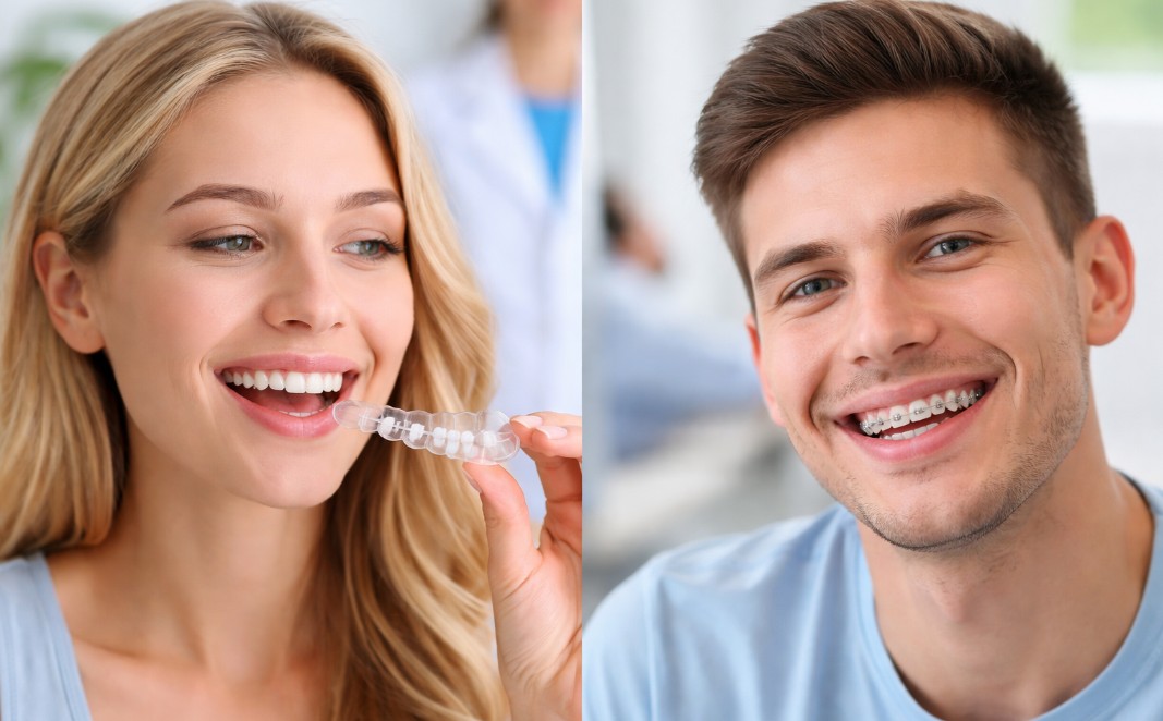 Invisalign vs brackets, qué tratamiento de ortodoncia es mejor Invisalign vs brackets, qué tratamiento de ortodoncia es mejor